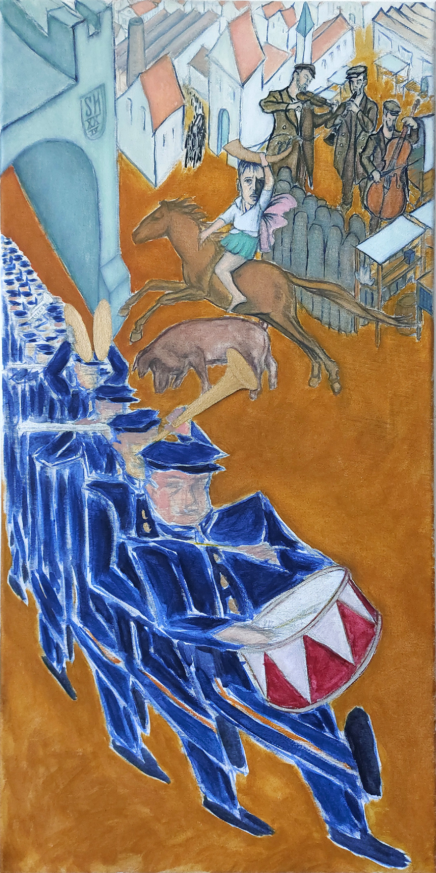Der Komponist Gustav Mahler (Triptychon - linker Seitenfluegel)